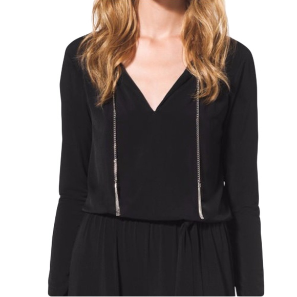 Michael Kors Chain-Neck-Matte Jersey Jumpsuit XS - Picture 5 of 7